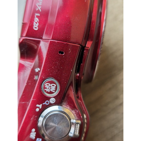 Nikon Coolpix L620 Red Digital Camera with SD Card READ - Picture 11 of 16